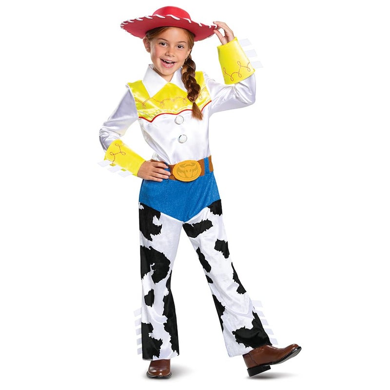 Disguise زي تنكر ديزني بيكسار جيسي من قصة لعبة 4 للبنات، حجم صغير جداً (3T-4T) - Image 1